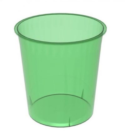 PAPELERA 18L TRASLÚCIDA VERDE 2001 TL