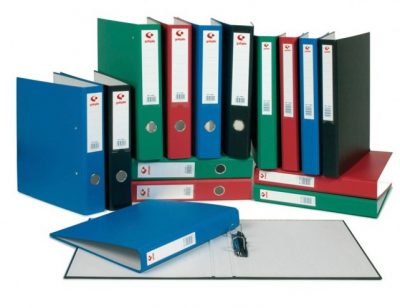 ARCHIVADOR GRAFCOLOR 40MM A4 4 ANILLAS  AZUL 07244030