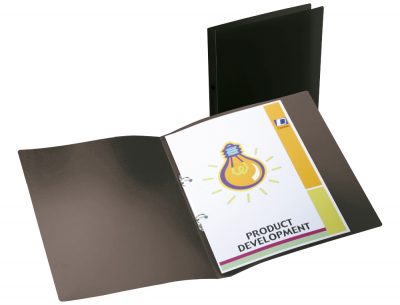 CARPETA DE 2 ANILLAS  POLIPROPILENO A4 2MM NEGRO