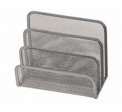 SOPORTE CARTAS REJILLA METALICO REJILLA  GRIS 170 x 135 x 83MM 29613