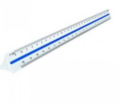 ESCALIMETRO 1:20, 1:25, 1:50, 1:75,  1:100, 1:125 240011