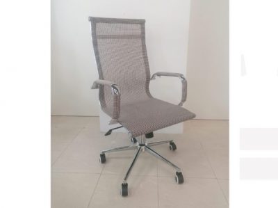 SILLÓN DE DIRECCIÓN ALTO GIRATORIO BASCULANTE MALLA MARRÓN 794.SPRAMHMA