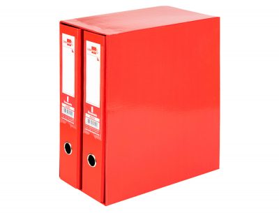MODULO 2 ARCHIVADORES FOLIO 70MM ROJO