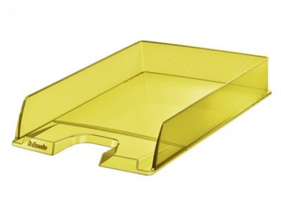BANDEJA TRANSPARENTE A4 AMARILLO  COLOUR'ICE 626272