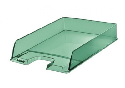 BANDEJA TRANSPARENTE A4 VERDE COLOUR'ICE ESS