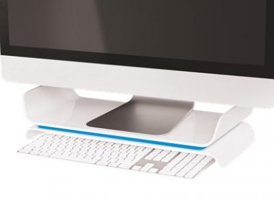 SOPORTE MONITOR WOW 2 ALTURAS  AZUL/BLANCO 65040036