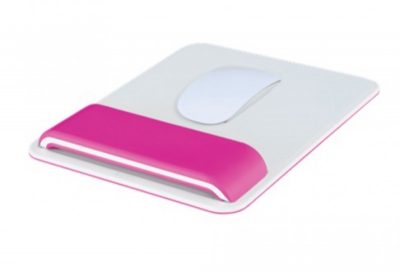 ALFOMBRILLA REPOSAMUÑECAS FUCSIA/BLANCO  65170023
