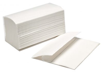 PAQUETE 4000 TOALLITAS SECAMANOS  210X220 PLEGADAS EN V 2 CAPAS