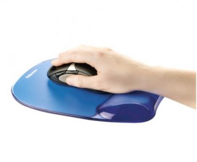 REPOSAMUÑECA RATÓN GEL CRYSTAL AZUL  9114120
