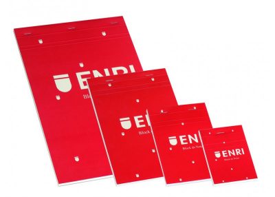 BLOC GRAPADO TAPAS BLANDAS A4 80H. LISO  ROJO 400032071