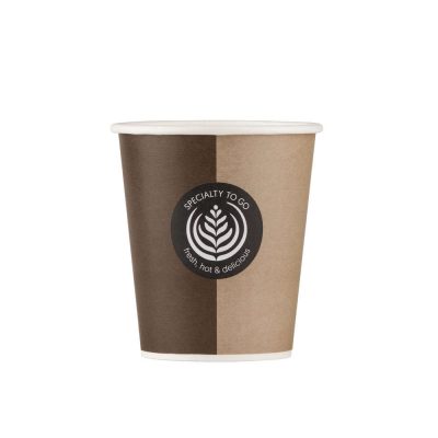 PACK 80 VASO CARTON MARRON 100CC
