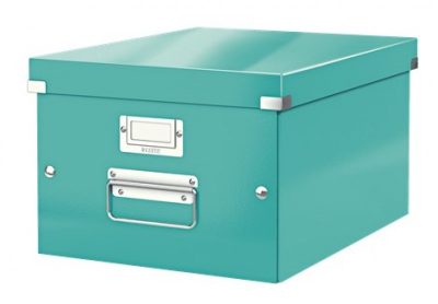 CAJA DE ALMACENAJE CLICK & STORE WOW  281 x 200 x 370MM TURQUESA 60440051