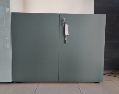 ARMARIO TENDENCIES CON PUERTAS 70 x 90 x 45 BLANCO CON PUERTAS ACABADO SUPERMATE COLOR VERDE SALVIA ZÉNIT