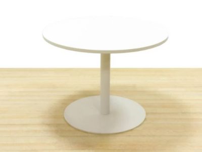 MESA CIRCULAR 100x75x25cm BLANCA