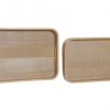 SET DE 2 BANDEJAS 40 X 30 X 5.5 NATURAL - Imagen 2