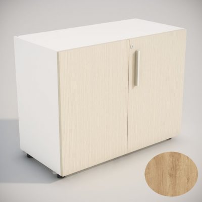 ARMARIO CON PUERTAS 90X45X70 MONOCOLOR NEBRASKA INCLUYE 1 ESTANTE 19MM