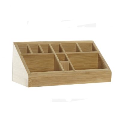 ORGANIZADOR BAMBU 23X9X10 10 COMPARTIMENTOS