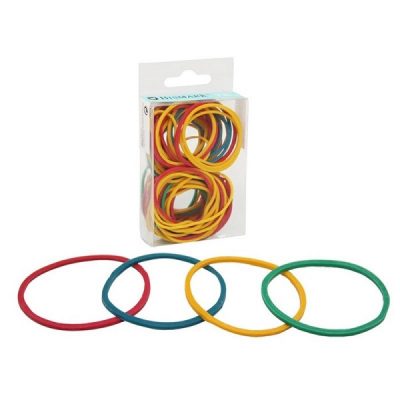 GOMAS ELÁSTICAS DE COLORES 75 UNIDADES BISMARK