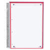 Cuaderno con tapa extra dura, hojas en blanco lisas, ideal para tomar notas con espiral y márgenes decorativos. Perfecto para estudiantes o profesionales.
