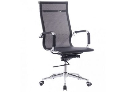 sillón dirección igor respaldo alto malla negra