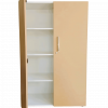 ARMARIO TENDENCIES 143CM PUERTAS COLOR CAMEL - Imagen 2
