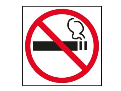 SEÑAL PROHIBIDO FUMAR ADHESIVA