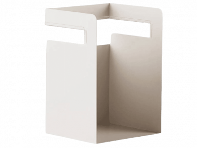 estante metal auxiliar beige