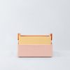 BANDEJAS ORGANIZADOR DOLOMITA AMARILLO/ROSA
