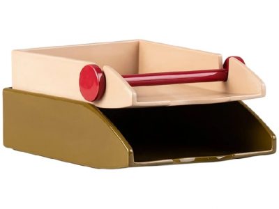 bandejas organizador dolomita beige/verde