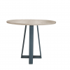 MESA ALTA ROBLE CLARO/ANTRACITA 120cm REUNIÓN PIRAMID - Imagen 2