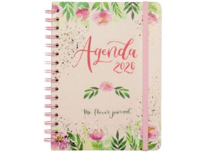 AGENDA 2026 ROSA FLOWER